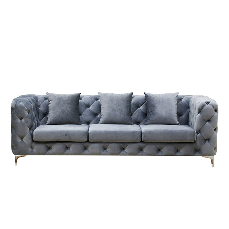 Chesterfield Velvet Sofa Set